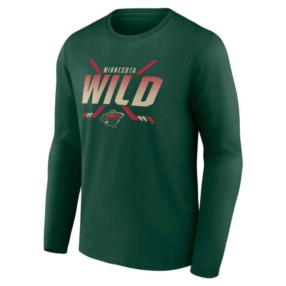 Minnesota Wild Team Covert Long Sleeve T-Shirt - Green | NHL discount