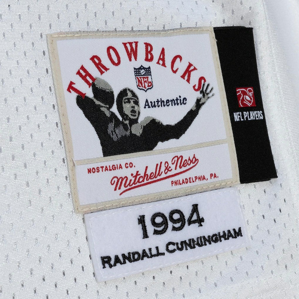 Randall Cunningham Philadelphia Eagles 1994 Authentic Throwback Retired Player Jersey - White - Mitchell & Ness