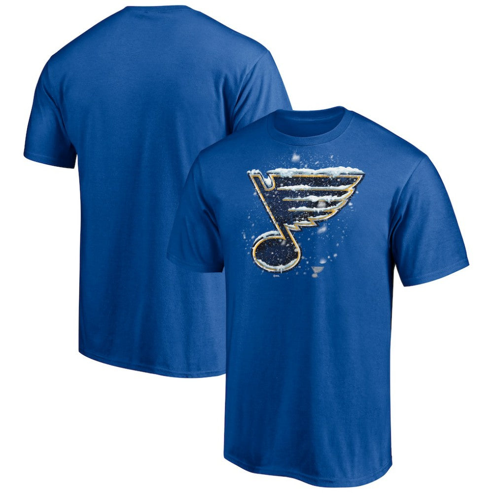 St. Louis Blues Snow Logo T-Shirt - Blue | NHL sale