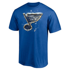St. Louis Blues Snow Logo T-Shirt - Blue | NHL sale