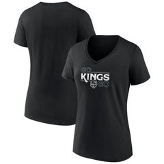 Los Angeles Kings Women's Active Edge V-Neck T-Shirt - Black | NHL discount