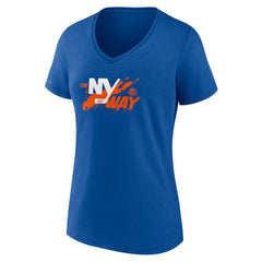 New York Islanders Women's Active Edge V-Neck T-Shirt - Royal | NHL sale