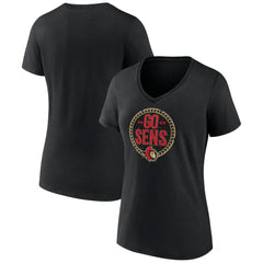 Ottawa Senators Women's Active Edge V-Neck T-Shirt - Black | NHL online