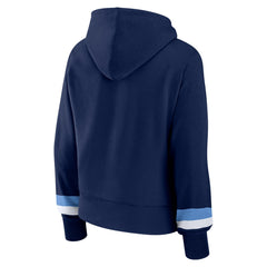 Tennessee Titans Women's Over Under Pullover Hoodie - Navy - Fanatics