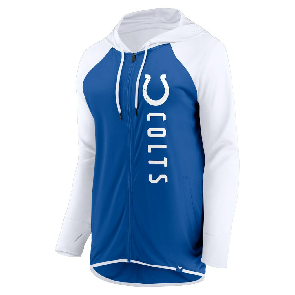 Indianapolis Colts Women's Forever Fan Full-Zip Hoodie - Royal/White - Fanatics