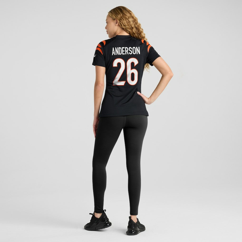 Tycen Anderson Cincinnati Bengals Women's Game Player Jersey - Black - Nike