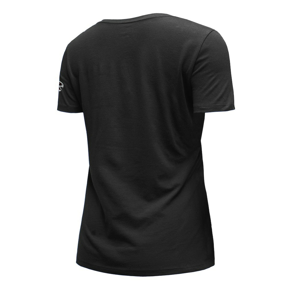 Atlanta Falcons New Era Women's Dirty Birds Kickoff V-Neck T-Shirt - Black - NFL