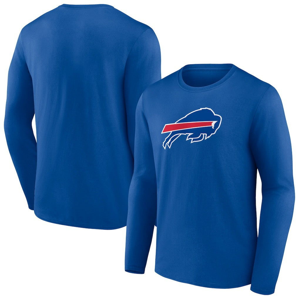 Buffalo Bills Primary Team Logo Long Sleeve T-Shirt - Royal - NFL