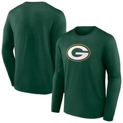 Green Bay Packers Primary Team Logo Long Sleeve T-Shirt - Green - NFL