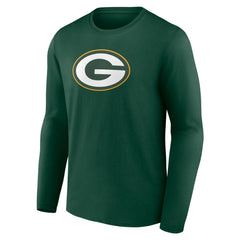 Green Bay Packers Primary Team Logo Long Sleeve T-Shirt - Green - NFL