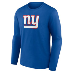 New York Giants Primary Team Logo Long Sleeve T-Shirt - Royal - NFL
