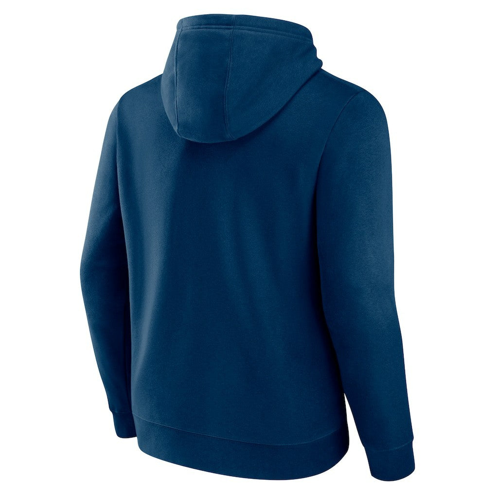 Chicago Bears Primary Team Logo Fitted Pullover Hoodie - Navy - NFL