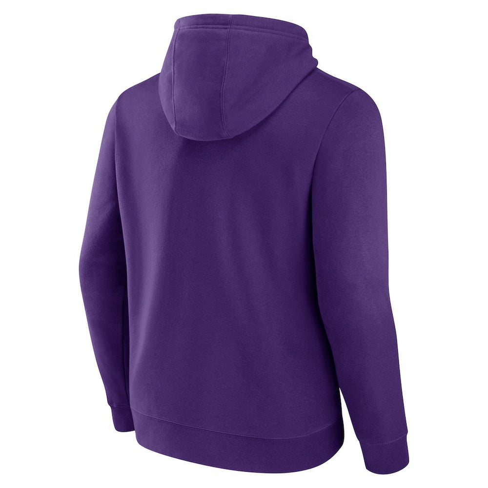 Minnesota Vikings Primary Team Logo Fitted Pullover Hoodie - Purple - NFL