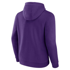 Minnesota Vikings Primary Team Logo Fitted Pullover Hoodie - Purple - NFL