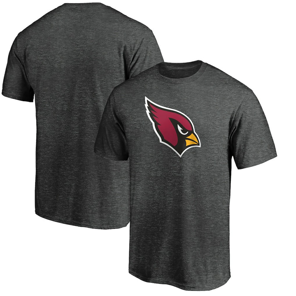 Arizona Cardinals Primary Logo T-Shirt - Heather Charcoal - Fanatics