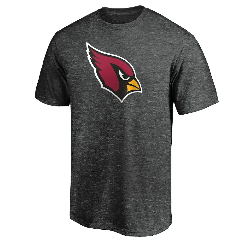 Arizona Cardinals Primary Logo T-Shirt - Heather Charcoal - Fanatics