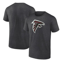 Atlanta Falcons Primary Logo T-Shirt - Heather Charcoal - Fanatics