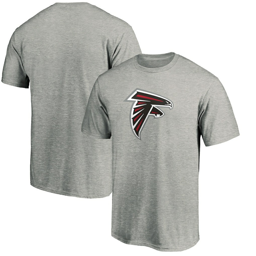 Atlanta Falcons Primary Logo T-Shirt - Heather Gray - Fanatics