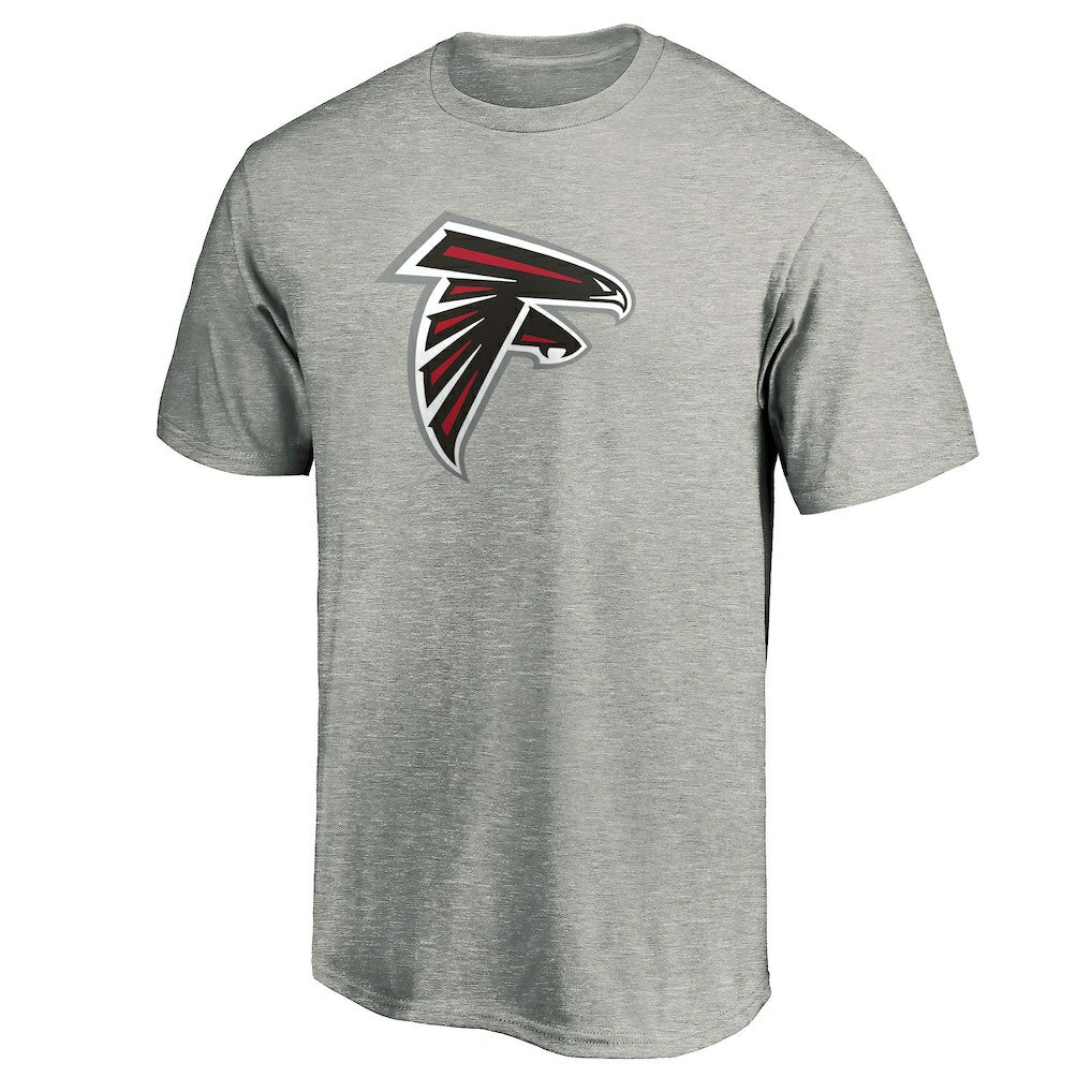 Atlanta Falcons Primary Logo T-Shirt - Heather Gray - Fanatics