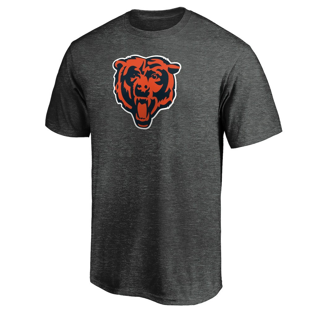 Chicago Bears Primary Logo T-Shirt - Heather Charcoal - Fanatics