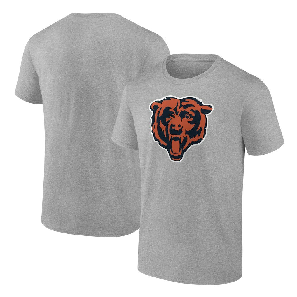 Chicago Bears Primary Logo T-Shirt - Heather Gray - Fanatics