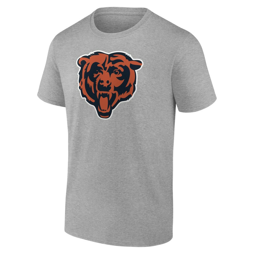 Chicago Bears Primary Logo T-Shirt - Heather Gray - Fanatics