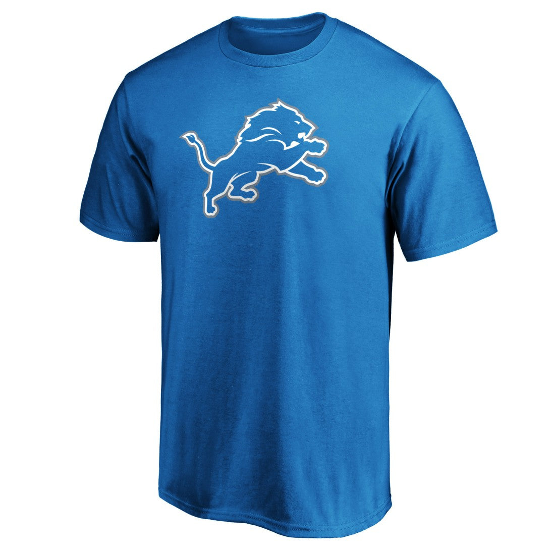 Detroit Lions Primary Logo T-Shirt - Blue - Fanatics