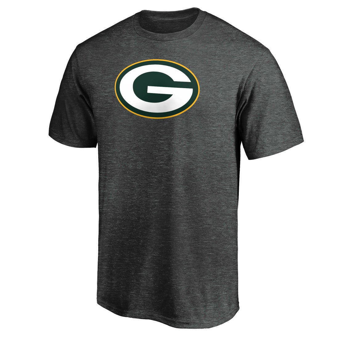 Green Bay Packers Primary Logo T-Shirt - Heather Charcoal - Fanatics