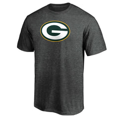 Green Bay Packers Primary Logo T-Shirt - Heather Charcoal - Fanatics