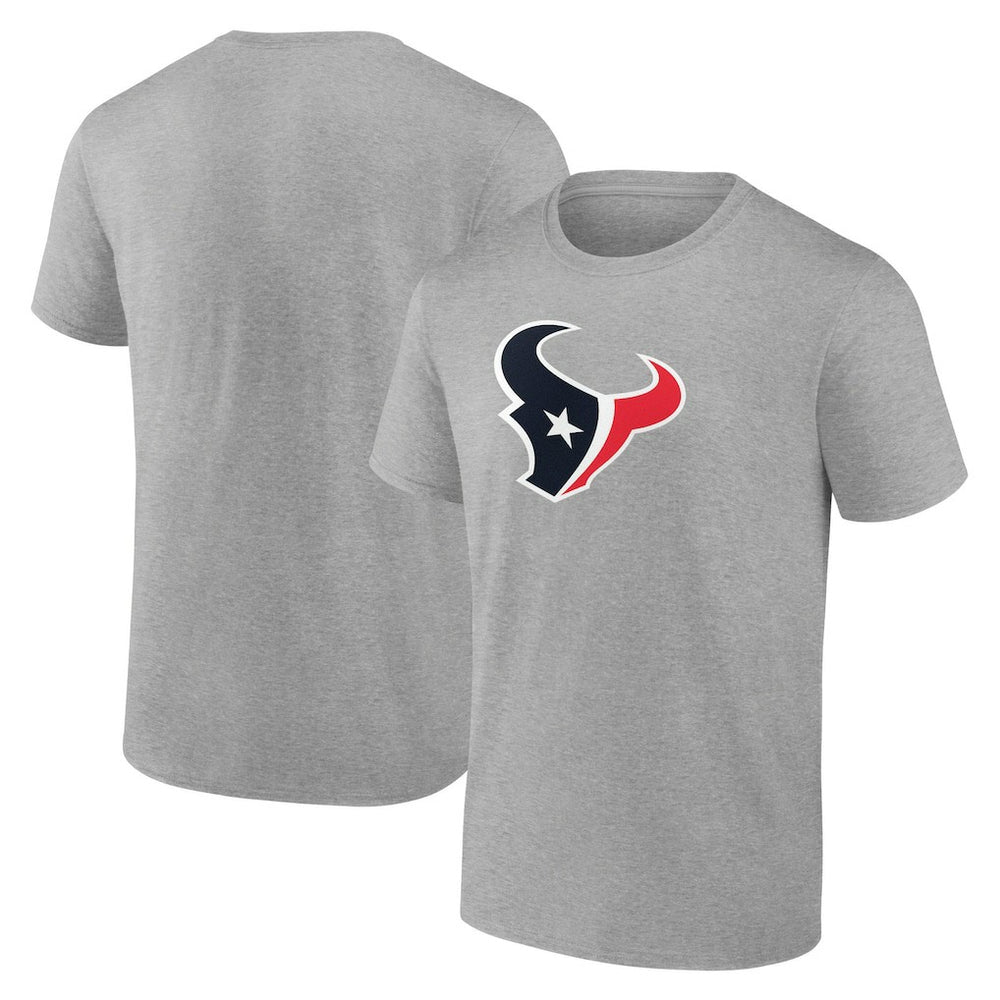 Houston Texans Primary Logo T-Shirt - Heather Gray - Fanatics