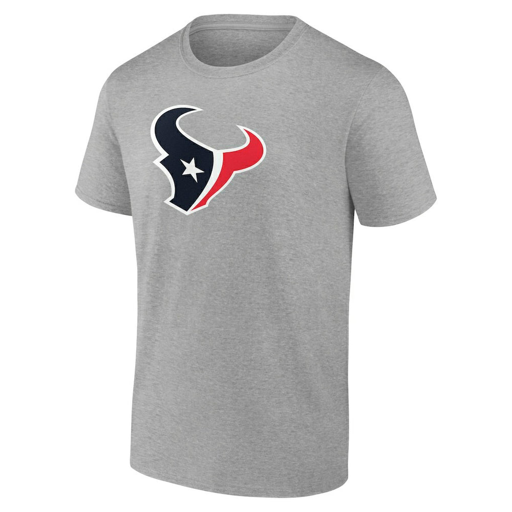 Houston Texans Primary Logo T-Shirt - Heather Gray - Fanatics