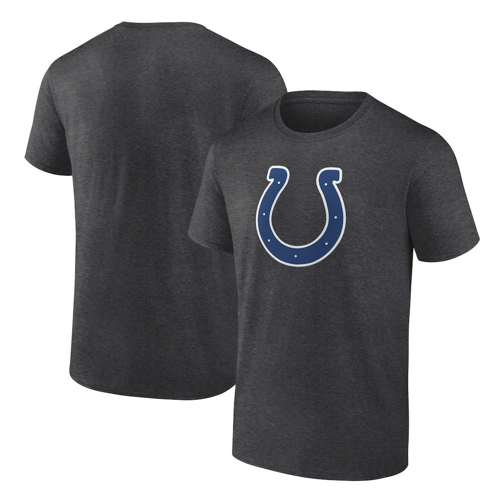 Indianapolis Colts Primary Logo T-Shirt - Heather Charcoal - Fanatics