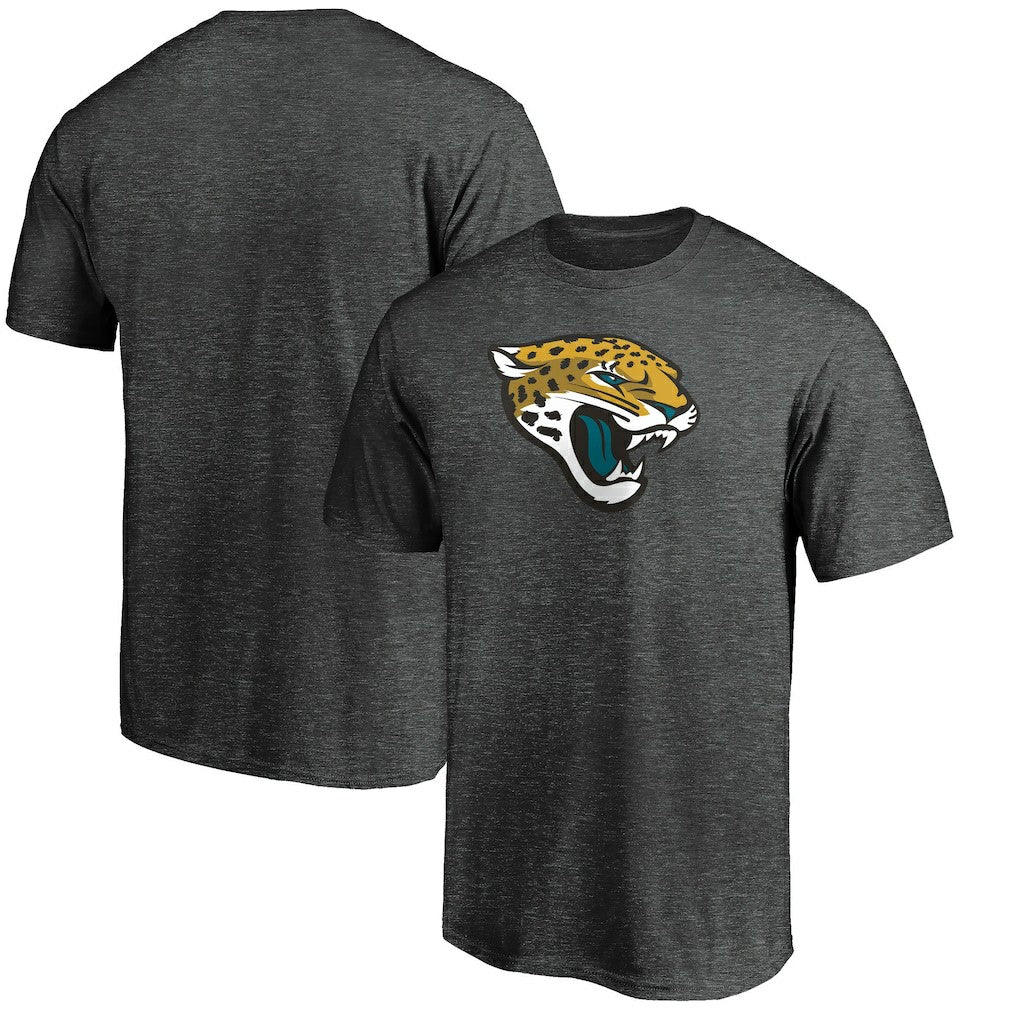 Jacksonville Jaguars Primary Logo T-Shirt - Heather Charcoal - Fanatics