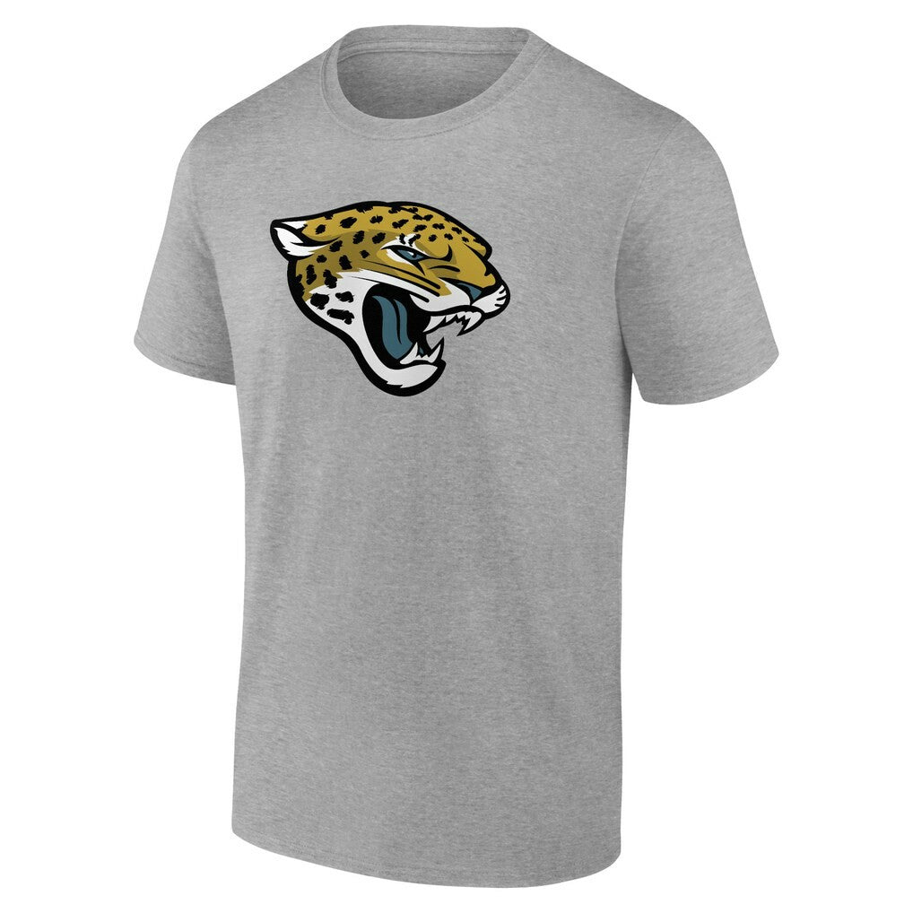 Jacksonville Jaguars Primary Logo T-Shirt - Heather Gray - Fanatics