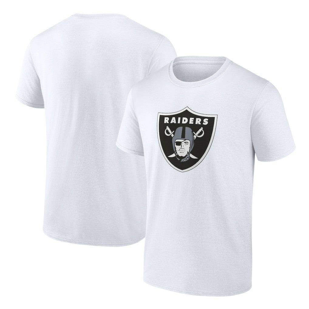 Las Vegas Raiders Primary Logo T-Shirt - White - Fanatics