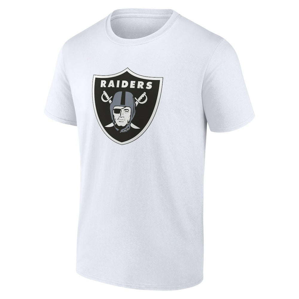 Las Vegas Raiders Primary Logo T-Shirt - White - Fanatics