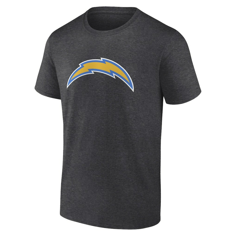 Los Angeles Chargers Primary Logo T-Shirt - Heather Charcoal - Fanatics