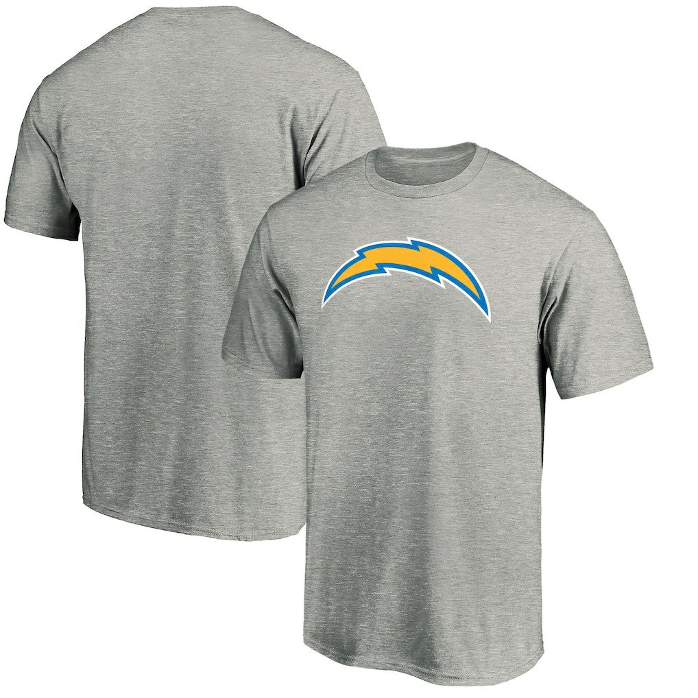 Los Angeles Chargers Primary Logo T-Shirt - Heather Gray - Fanatics