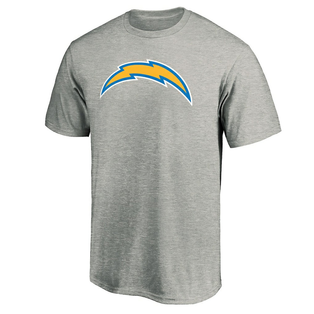 Los Angeles Chargers Primary Logo T-Shirt - Heather Gray - Fanatics