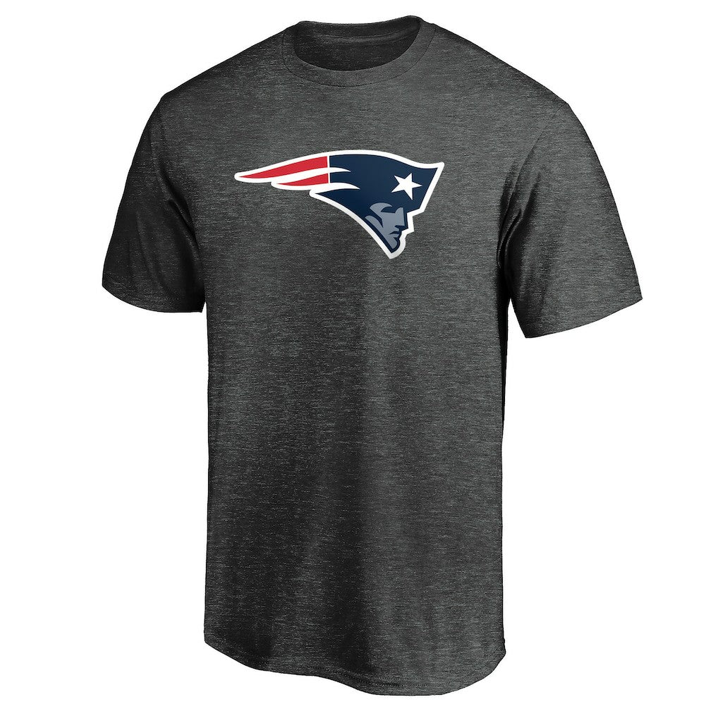 New England Patriots Primary Logo T-Shirt - Heather Charcoal - Fanatics