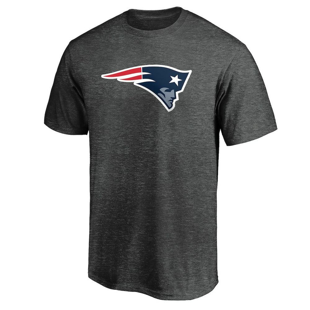 New England Patriots Primary Logo T-Shirt - Heather Charcoal - Fanatics