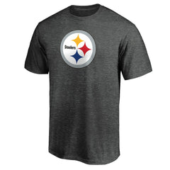 Pittsburgh Steelers Primary Logo T-Shirt - Heather Charcoal - Fanatics