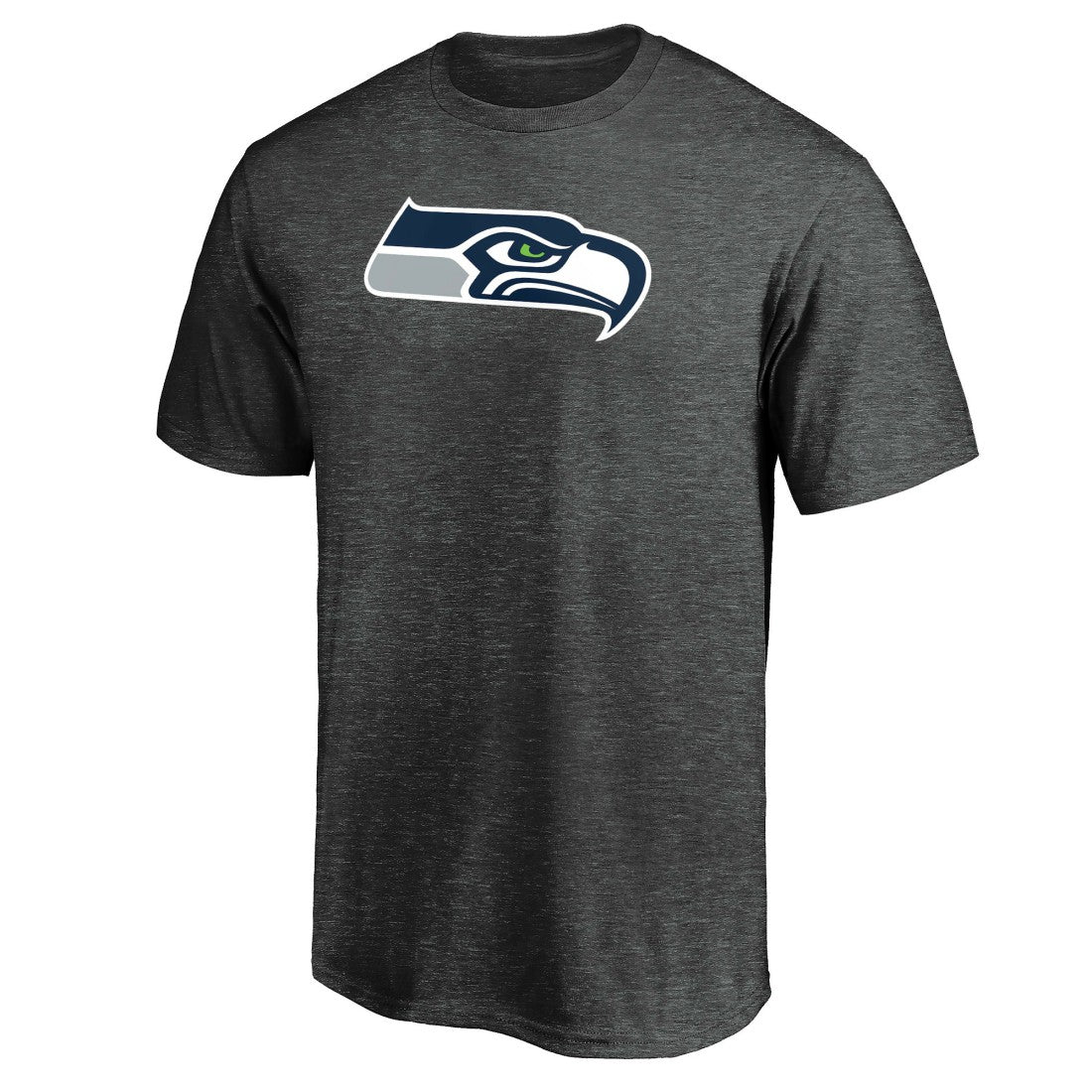 Seattle Seahawks Primary Logo T-Shirt - Heather Charcoal - Fanatics