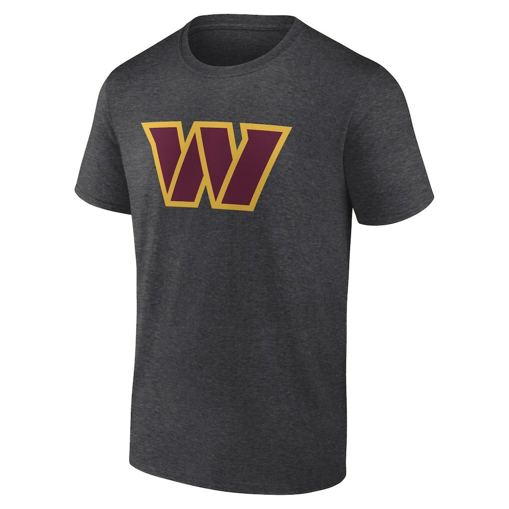 Washington Commanders Primary Logo T-Shirt - Heather Charcoal - Fanatics