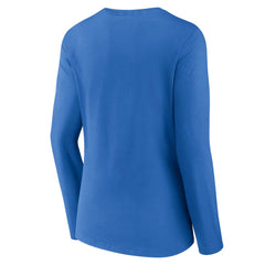 Detroit Lions Women's Primary Team Logo Long Sleeve V-Neck T-Shirt - Blue - NFL