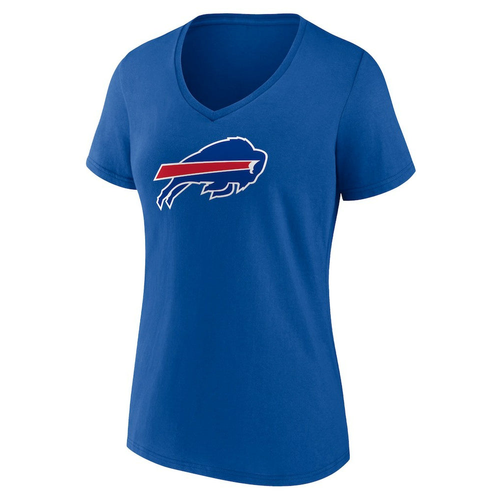 Buffalo Bills Women's Primary Team Logo V-Neck T-Shirt - Royal - NFL