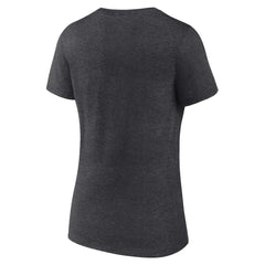 Washington Commanders Women's Primary Team Logo V-Neck T-Shirt - Charcoal - NFL