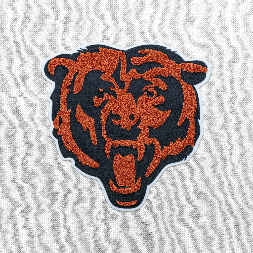 Chicago Bears Antigua Victory Chenille Pullover Hoodie - White - NFL