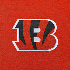 Cincinnati Bengals Antigua Victory Chenille Pullover Hoodie - Orange - NFL
