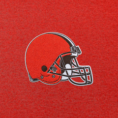 Cleveland Browns Antigua Victory Chenille Pullover Hoodie - Orange - NFL